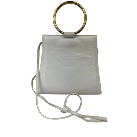 Saks Fifth Avenue Small Crossbody Bag, White - Picture 4 of 14